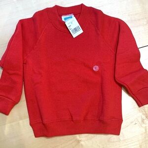 NWT! Cheetah Brand (Mervyn’s) Child’s RED Sweatshirt 4T
